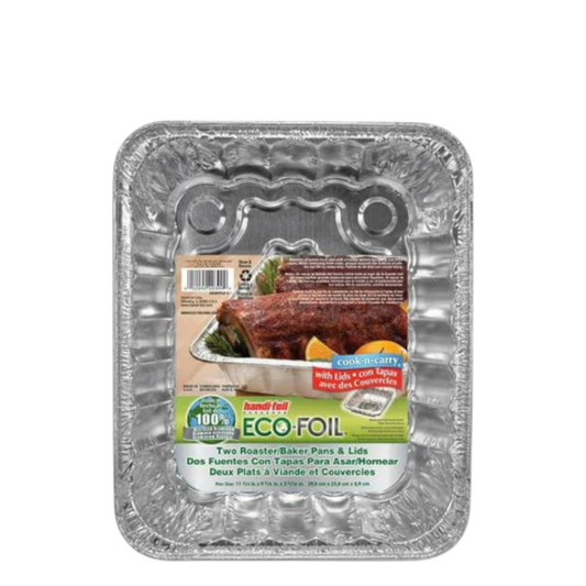 ECO Foil Half Size Deep Steam Table Pans - Set of 5