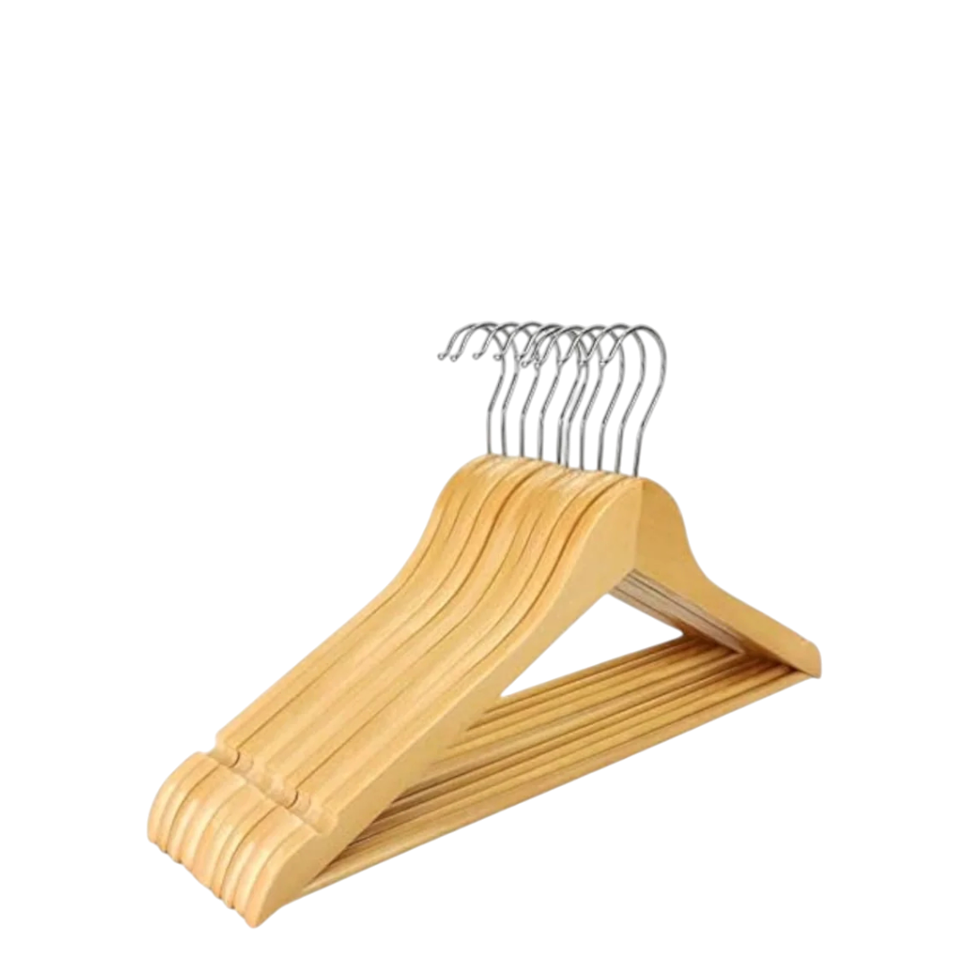 Wooden Hangers - Set of 8