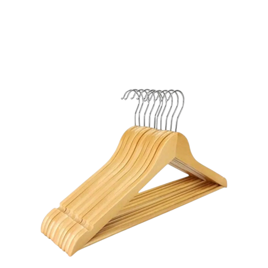 Wooden Hangers - Set of 8