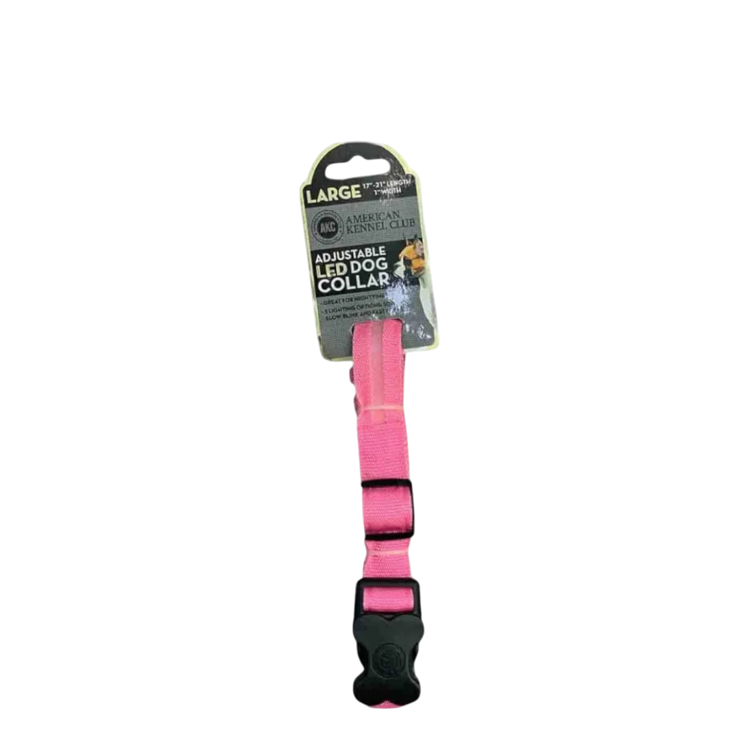 American Kennel Adjustable LED Dog Collar