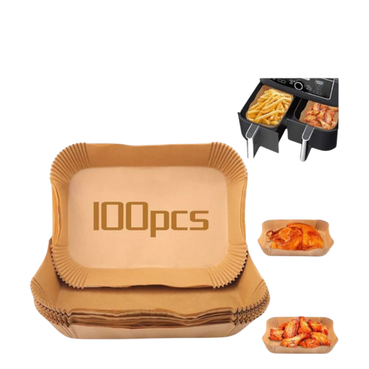 Air Fryer Parchment Paper - Rectangle, 100 Pieces
