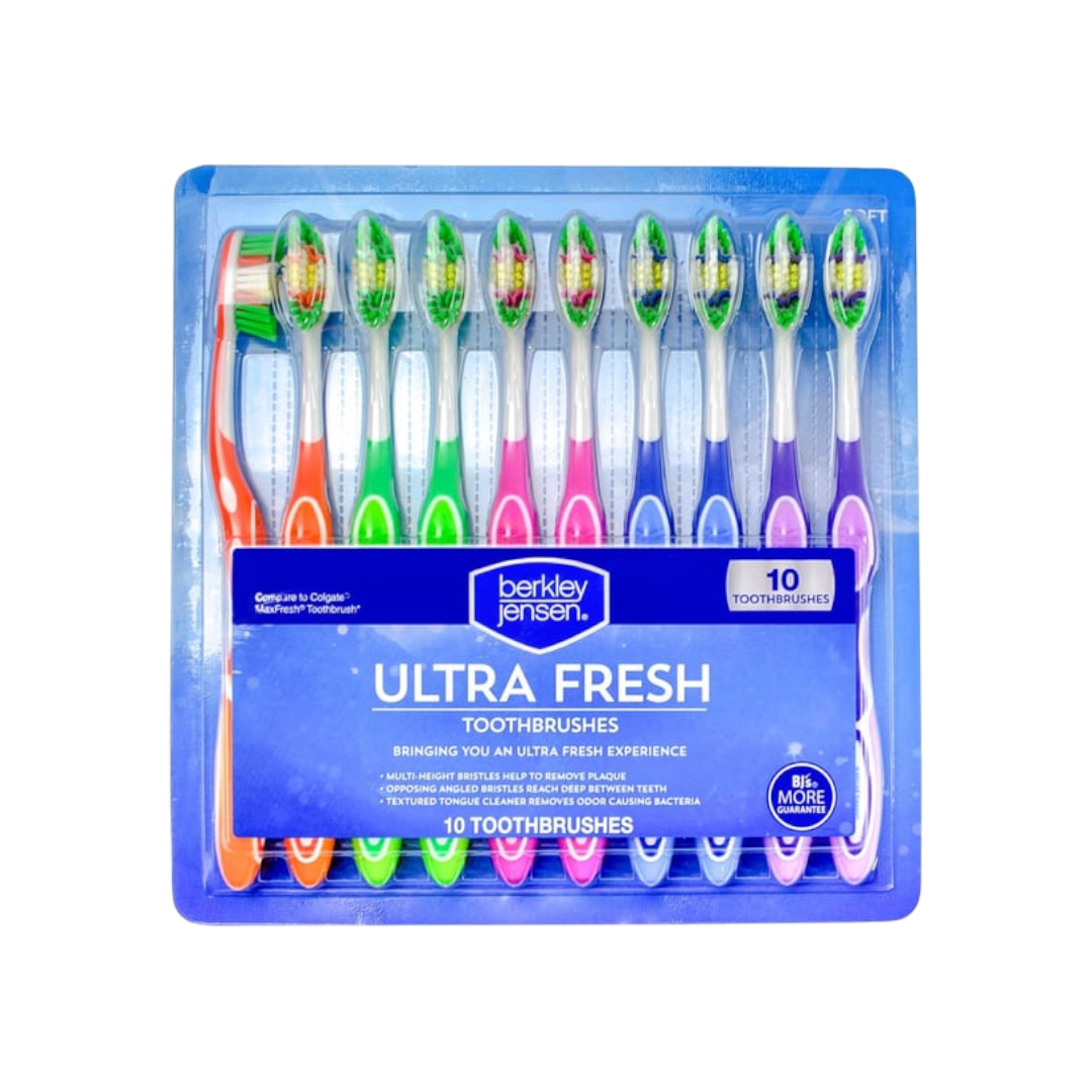 Berkley Jensen Ultra Fresh Toothbrush - 10 Pack
