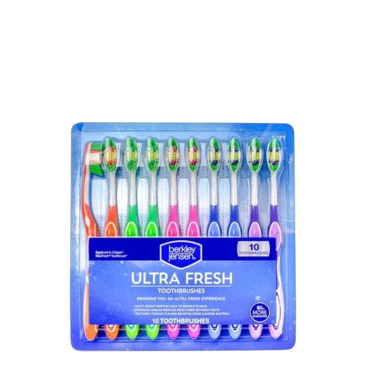 Berkley Jensen Ultra Fresh Toothbrush - 10 Pack