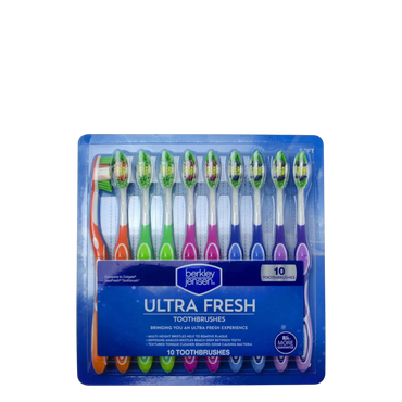 Berkley Jensen Ultra Fresh Toothbrush - 10 Pack