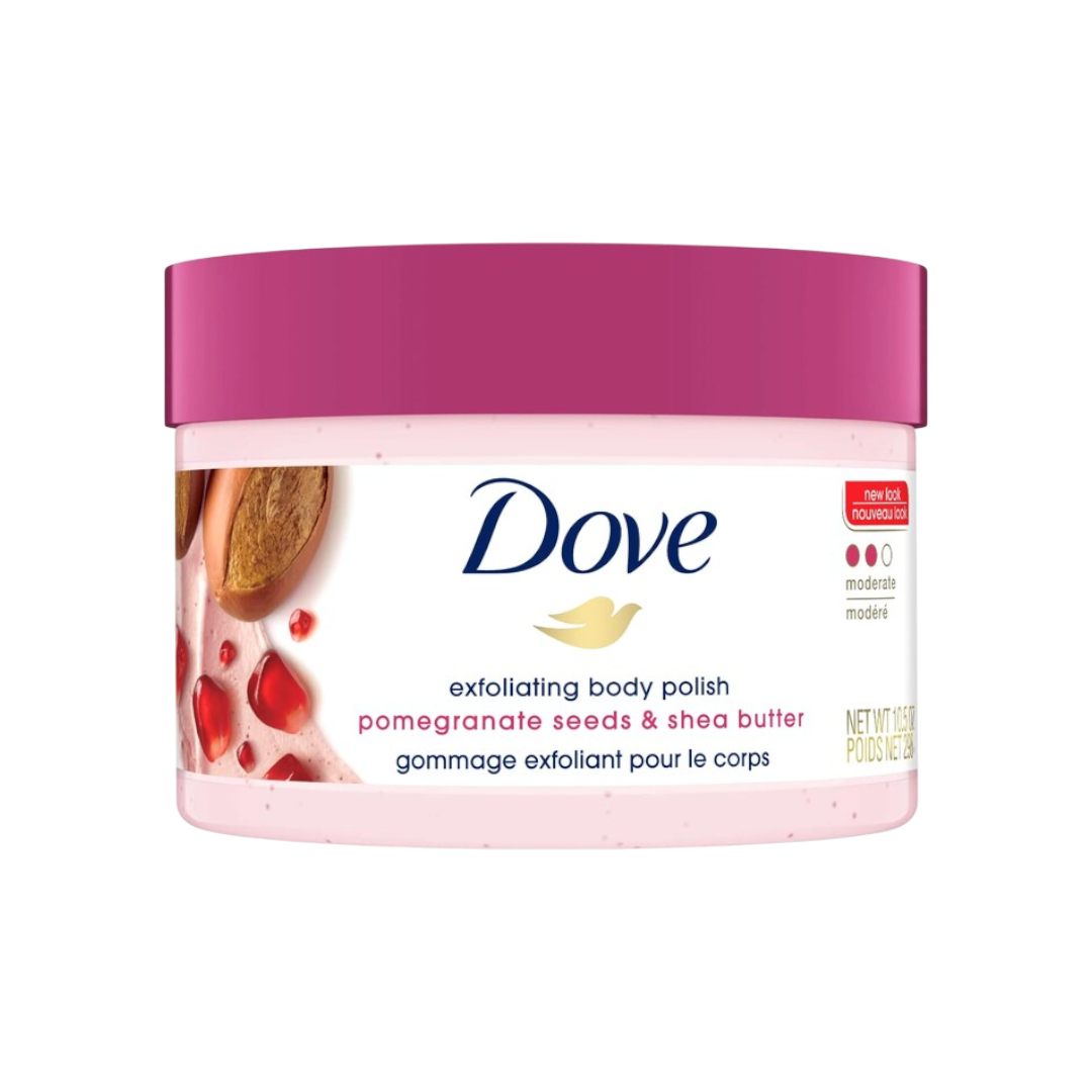 Dove Exfoliating Body Polish Pomegranate Seeds & Shea Butter Exfoliating Body Scrub