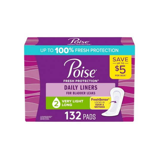 Poise Daily Liners - 132 Count