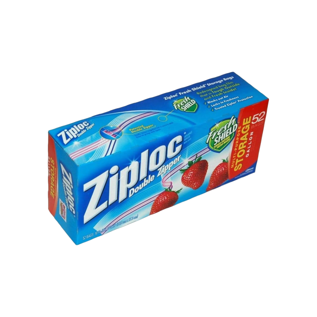 Ziploc Bags- Gallon, 52 Pack