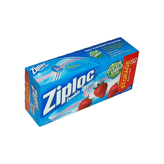 Ziploc Bags- Gallon, 52 Pack