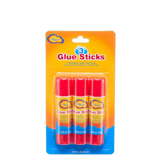 I Magine Glue Sticks - 3 Count