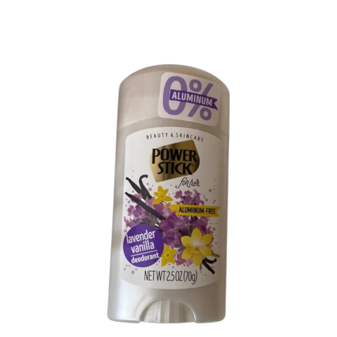 PowerStick For Her - Lavender Vanilla Powder Fresh Aluminum Free 70g