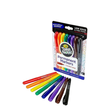 Take Note Permanent Marker - 8 count