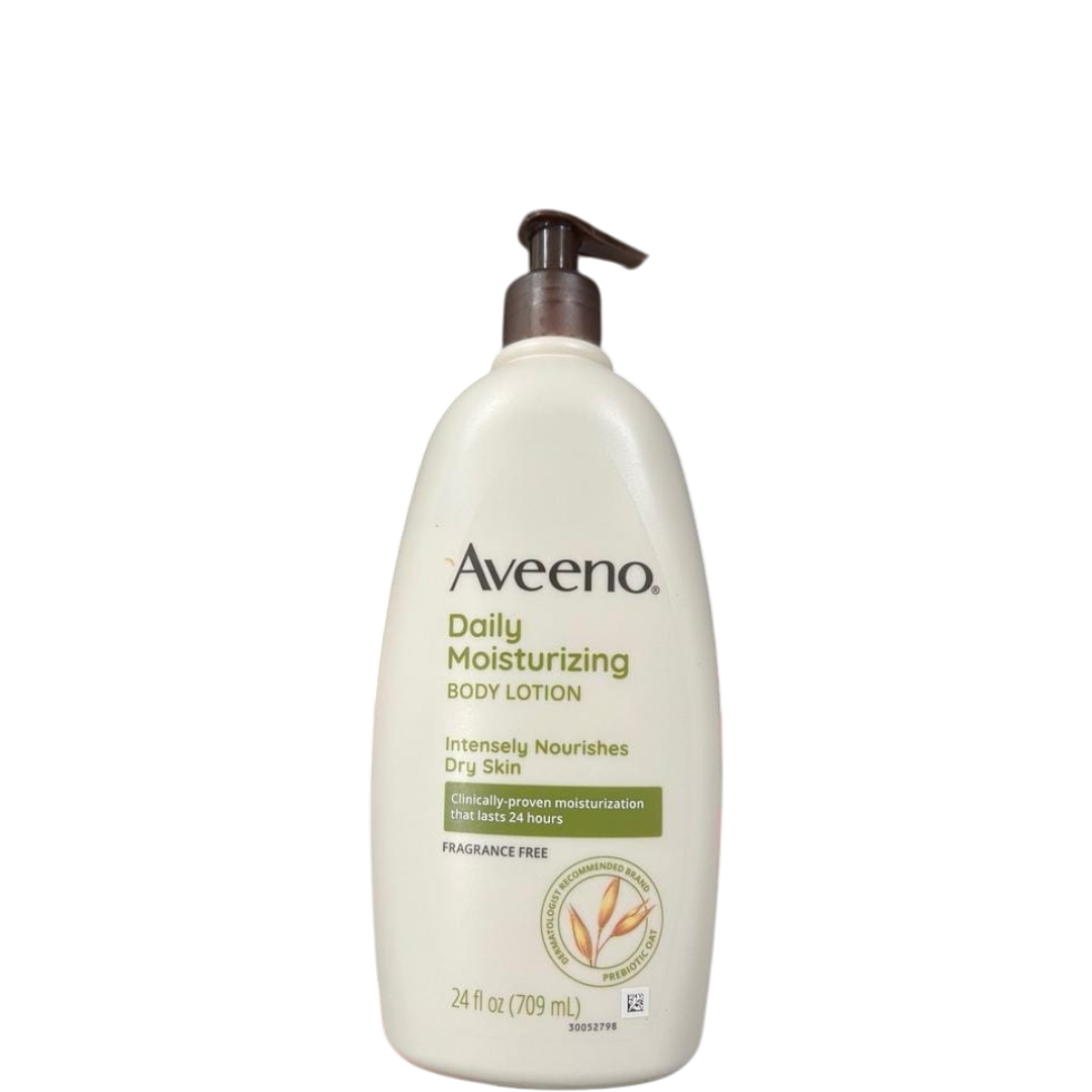 Aveeno Daily Moisturizing Intensely Nourishes Dry Skin Lotion - Fragrance Free, 709 ml