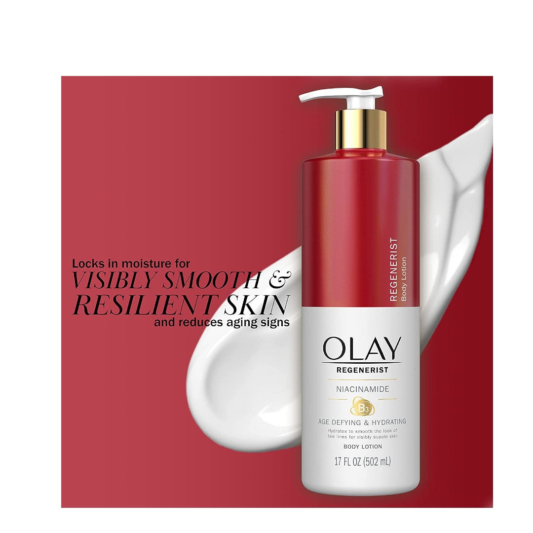 Olay Regenerist Niacinamide Age Defying & Hydration Body Lotion- 502 ml