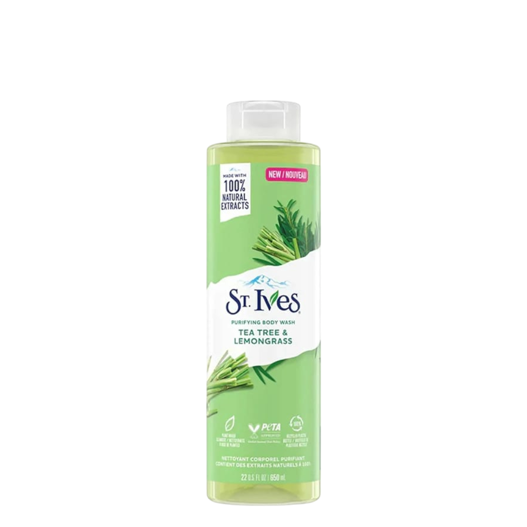 St Ives Tea Tree & Lemon Grass Body Wash - 650 ml