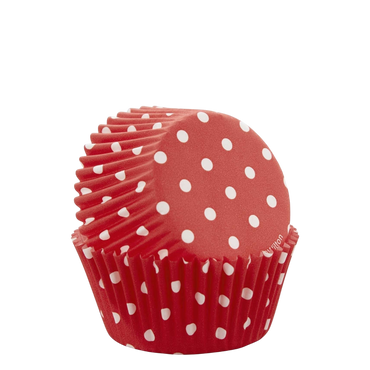 Snokrabba Baking Cup dotted/red - 65 count