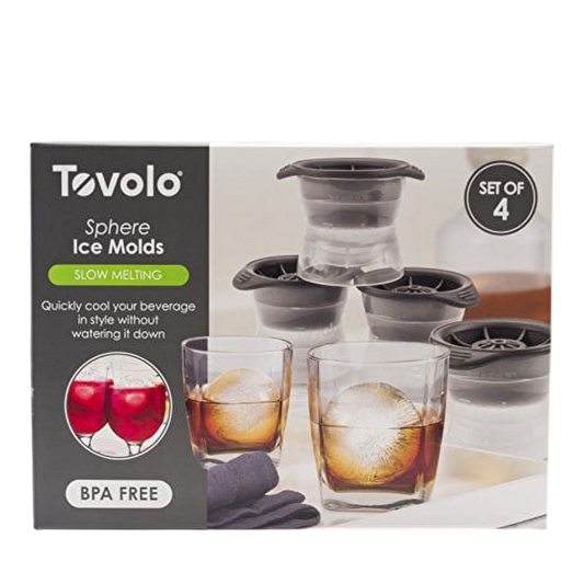 Tovolo sphere ice molds -4 ct
