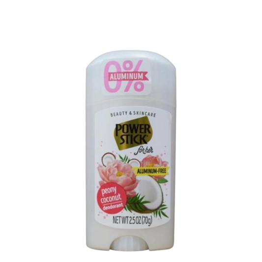 PowerStick For Her - Peony Coconut Aluminum Free 70g
