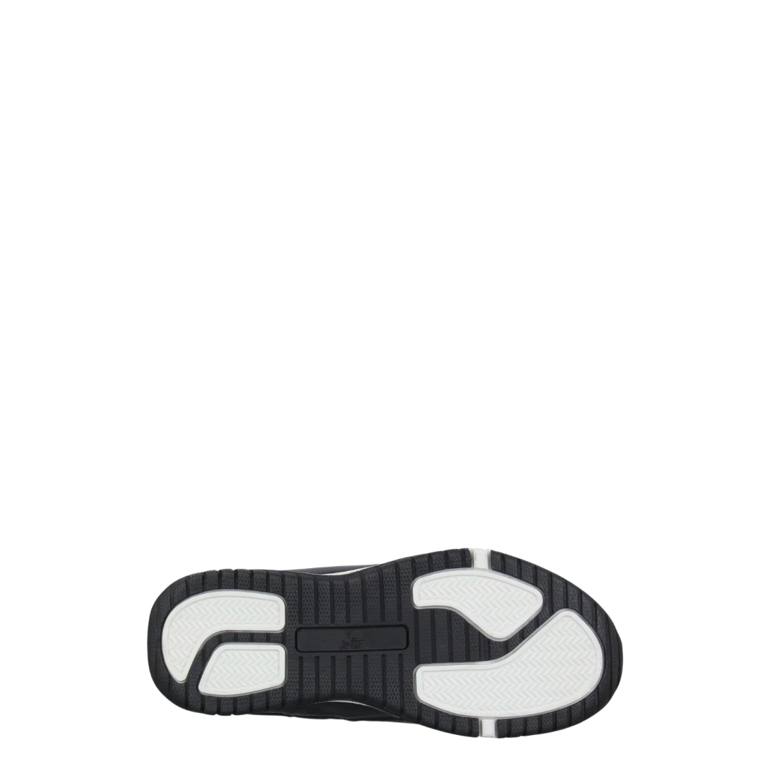 Rise shuttle basketball trainers - white/black: size 9