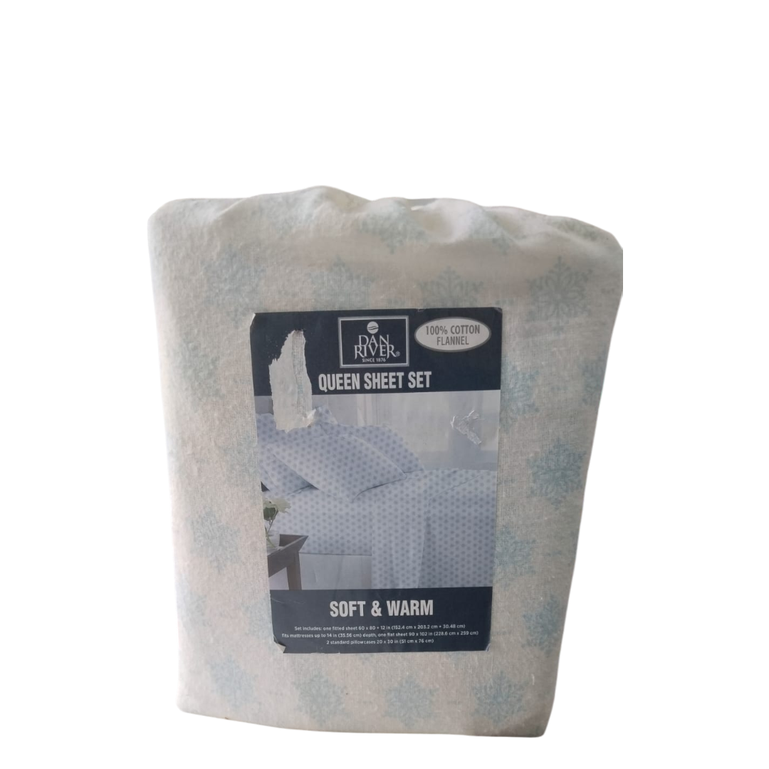 Dan River Sheet Set - 100 % Cotton - Queen