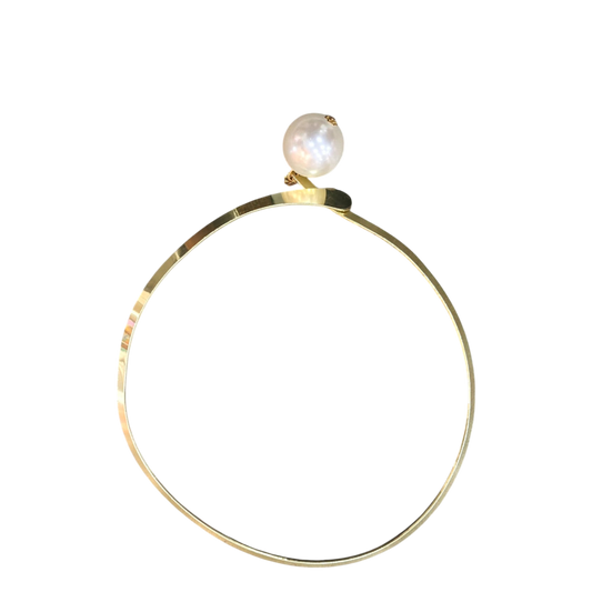 Choker - Gold, Pearl