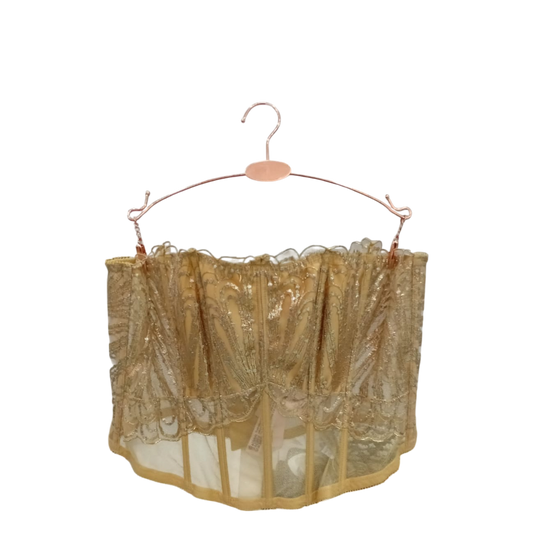 Victoria Secret Corset Bra Gold with Sequins size XL