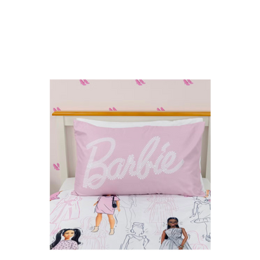 Barbie- single duvet set reversible design