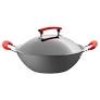 Wok with Lid 32 cm - Aluminum (Dark Grey)