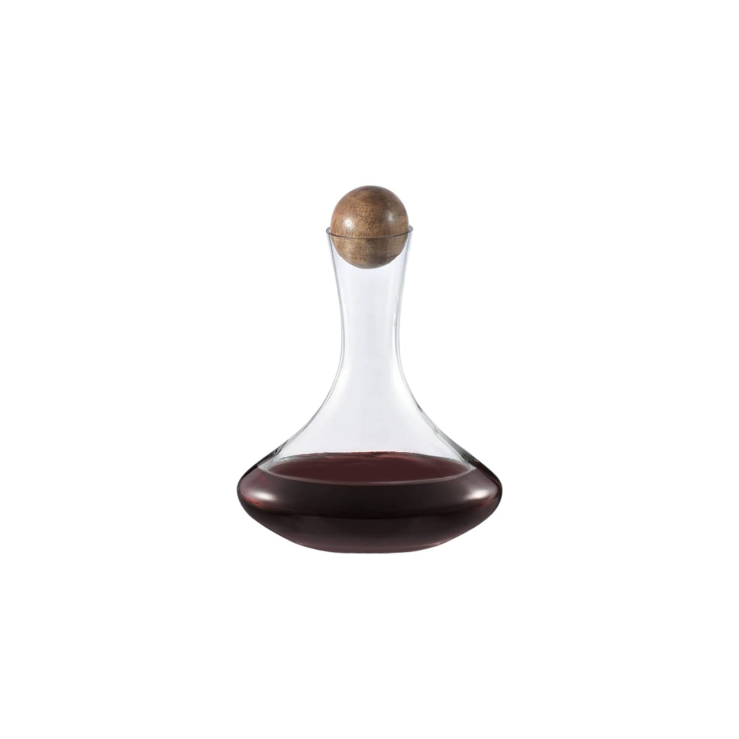 Better Homes & Gardens Glass Wine Decanter With Wooden Sphere Stopper