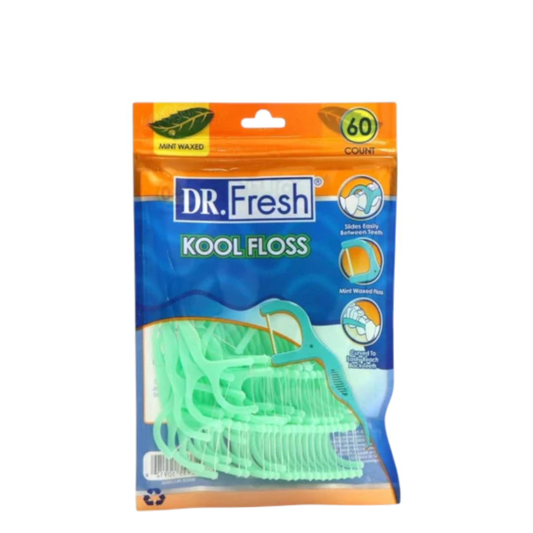 Dr Fresh Kool Floss - 60 Count