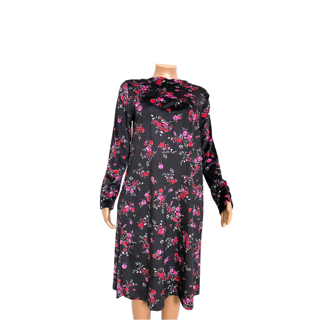 Aria Nightdress - M Black print - 9902449802