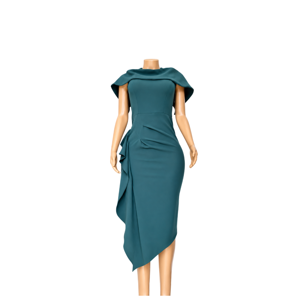 BANites Green Dress- 1047- Size 4