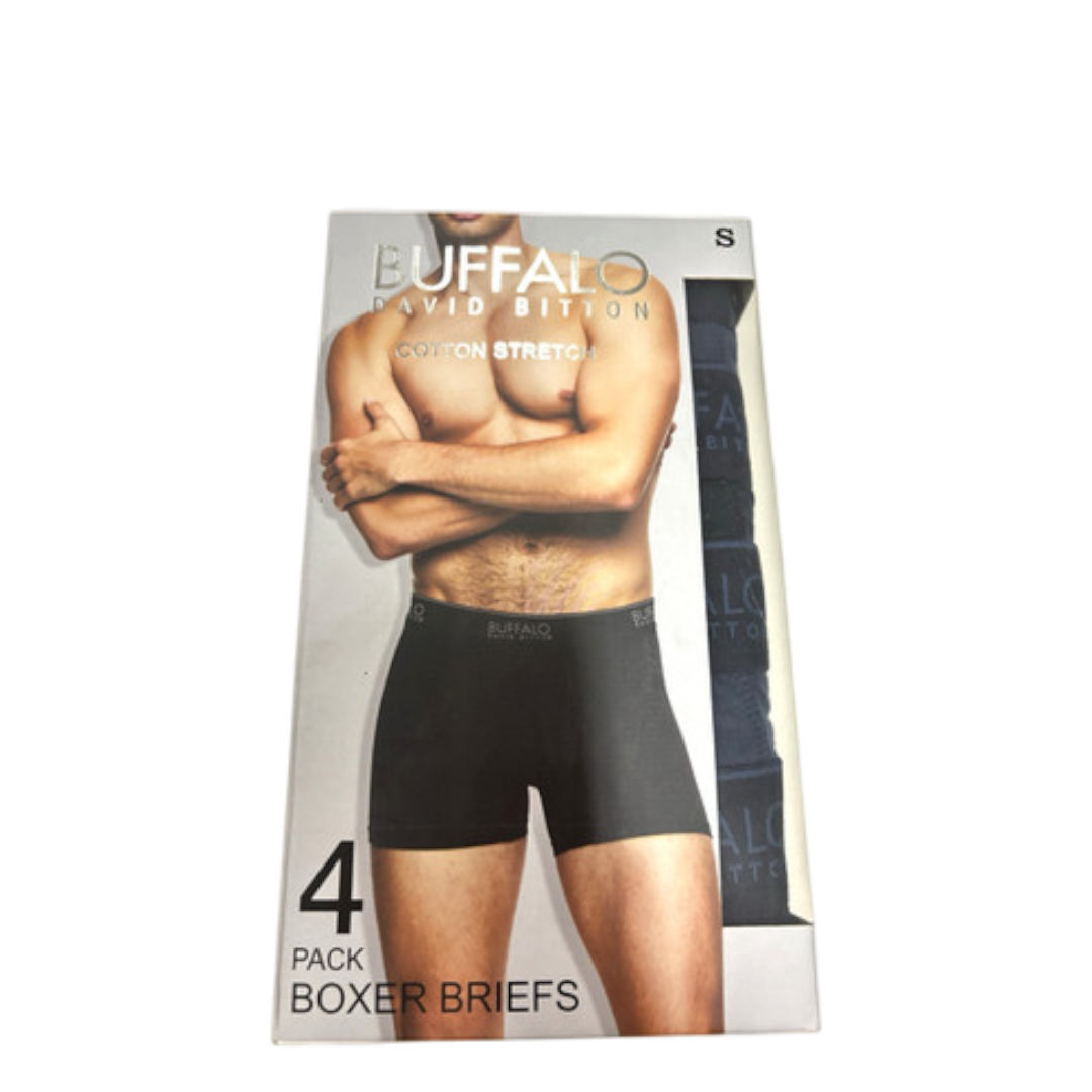 Buffalo David Button boxer briefs- 4 pack-S