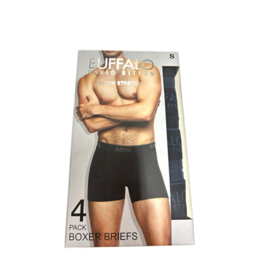 Buffalo David Button boxer briefs- 4 pack-S