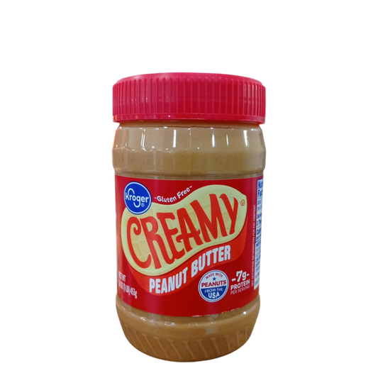 Kroger Creamy Peanut Butter -453 g