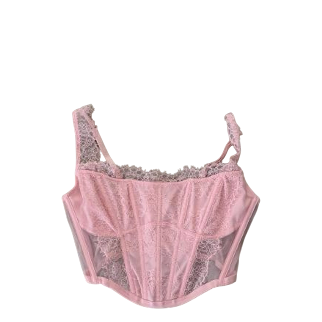 Victoria Secret Corset Bra Light Pink size XL