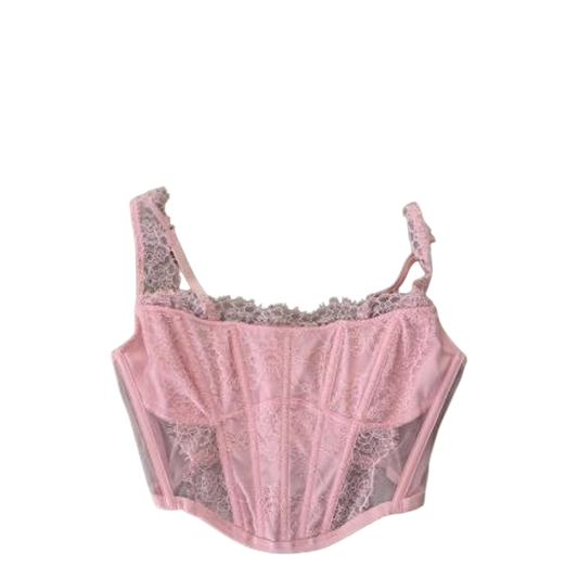 Victoria Secret Corset Bra Light Pink size XL