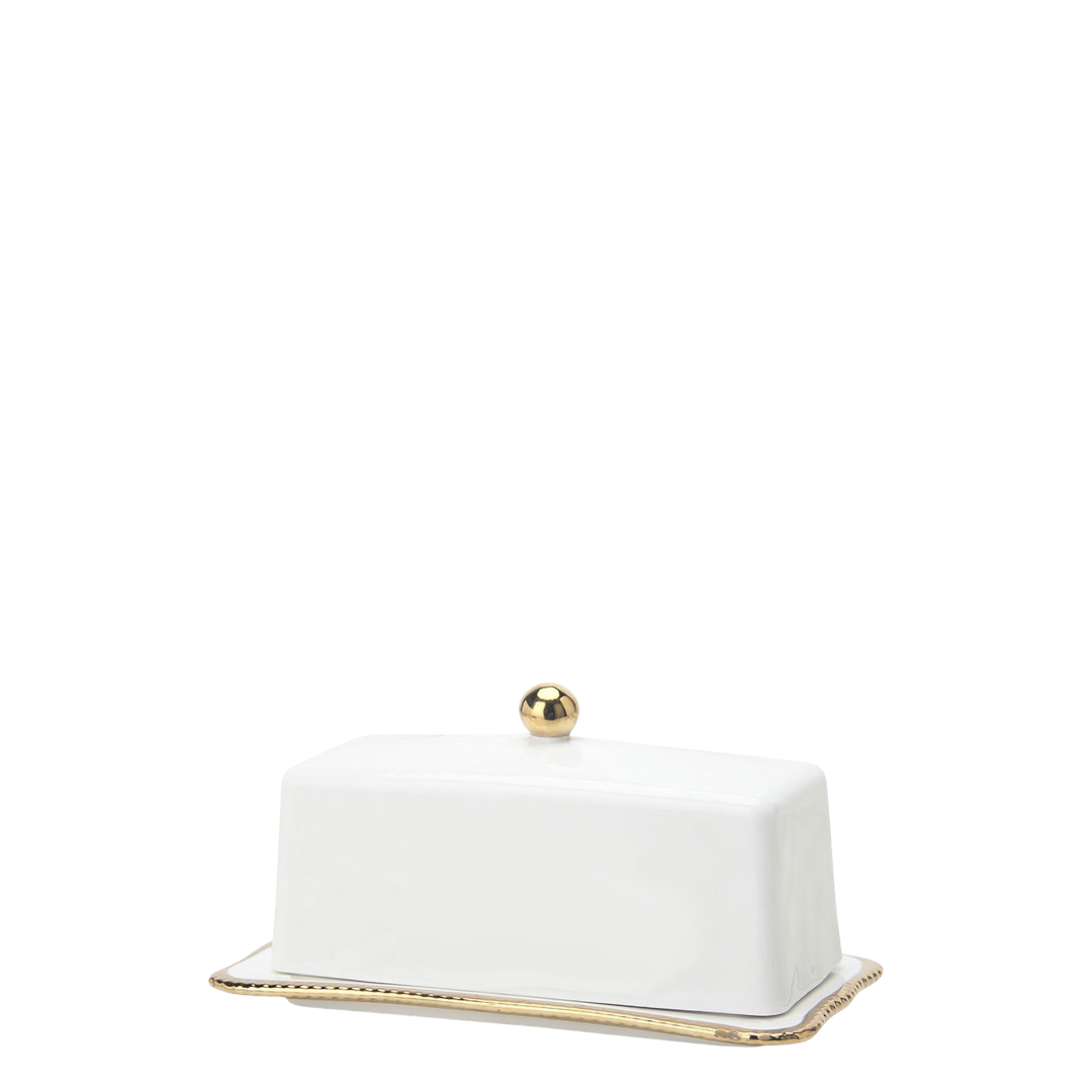 Brilliant Porcelain Butter Dish