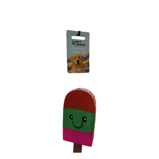 Pet Lover Ice Cream Squeaky Chew Toy