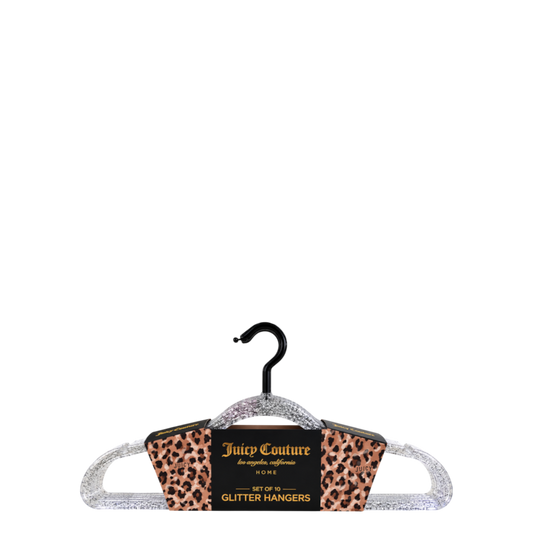 Juicy Couture Glitter Hangers set of 10