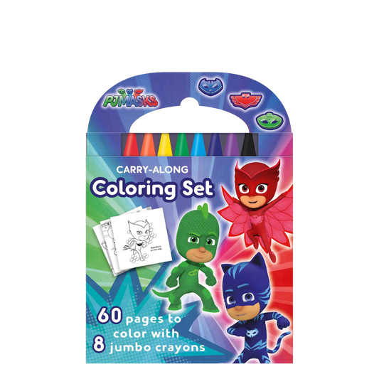 P.J Mask 60 page color w/jumbo crayons