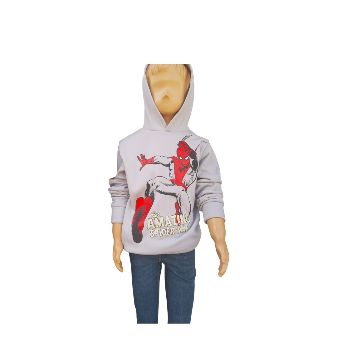 Spider man Hoodie Grey - AJK040 - Size M