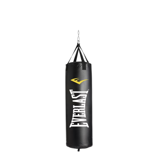 Everlast unfilled punching bag 40lbs - black and white