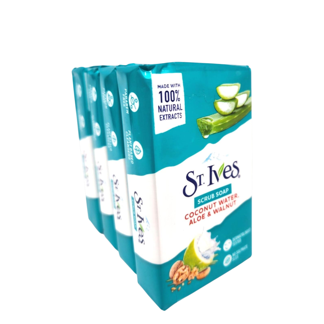 St Ives Scrub Soap - 4 Pack