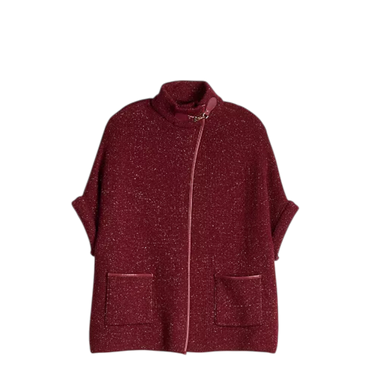 Lauren Conrad Cape - Black, Black/sparkle, Burgundy