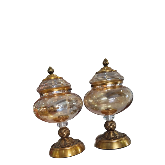 Glass Candy Jar With Lid