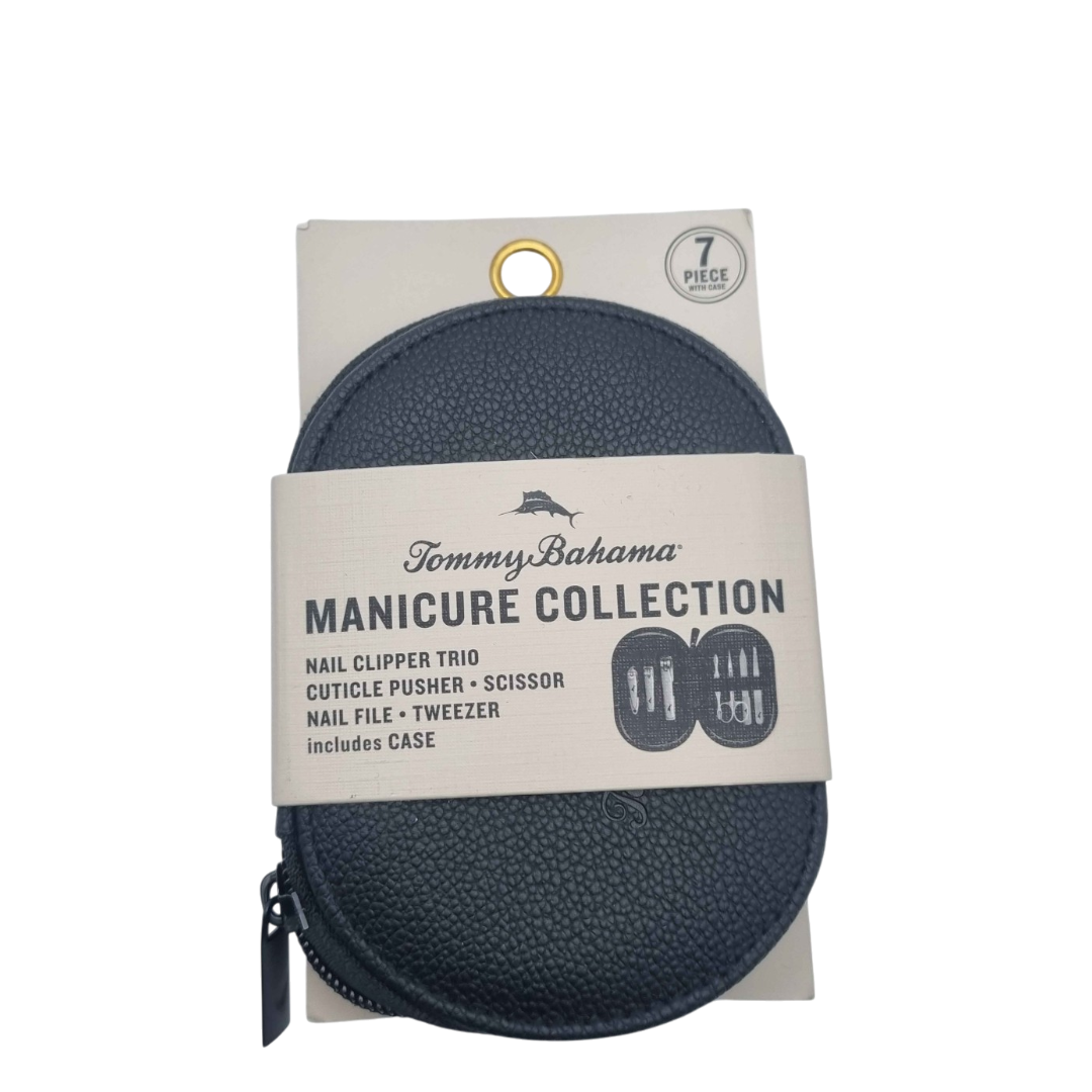 Tommy Bahama Manicure Collection 7 pc with Black Case - 71382