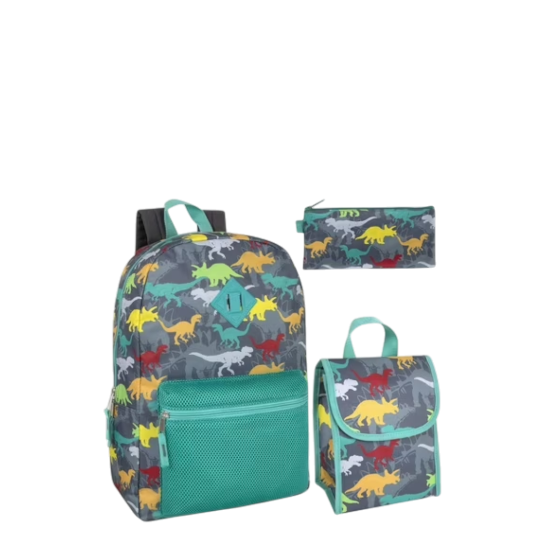 Dinosaur back pack - 3 piece