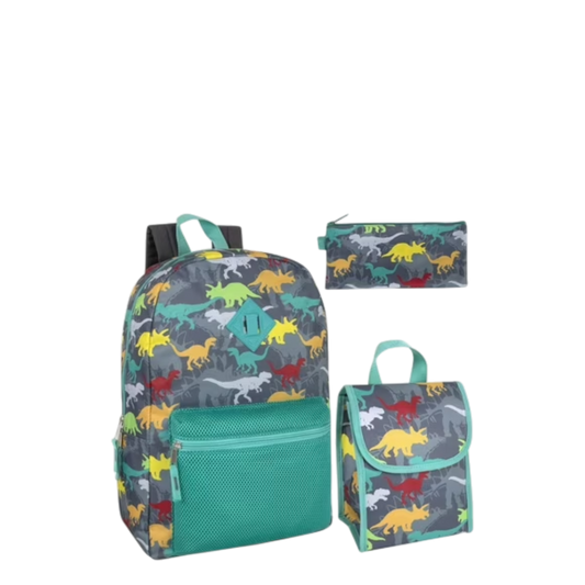 Dinosaur back pack - 3 piece