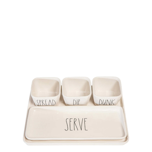 Rae Dunn Serving Set - 5 Piece