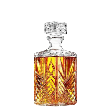 Paksh Glass Whiskey Decanter - With 6 Glasses